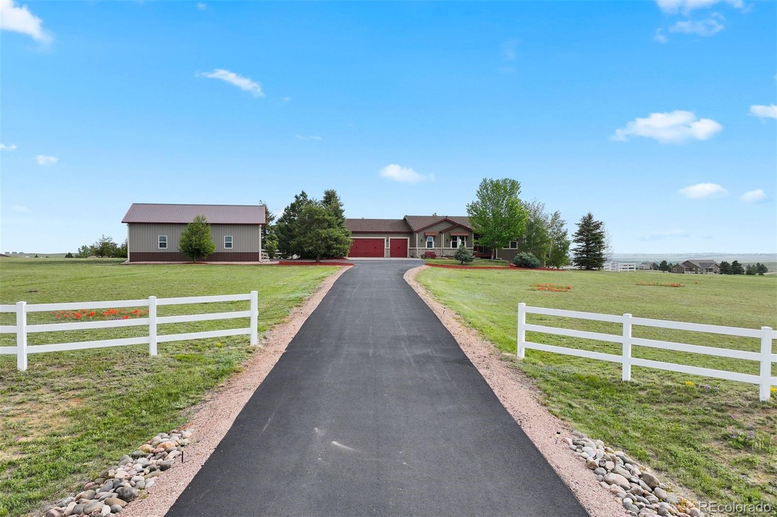 3519 Zane Grey Loop Parker, CO 80138 - Photo 7 of 40 a view of a garden with an outdoor space