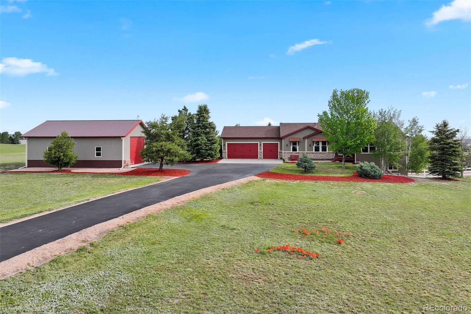 3519 Zane Grey Loop Parker, CO 80138 - Photo 9 of 40 a house view with swimming pool