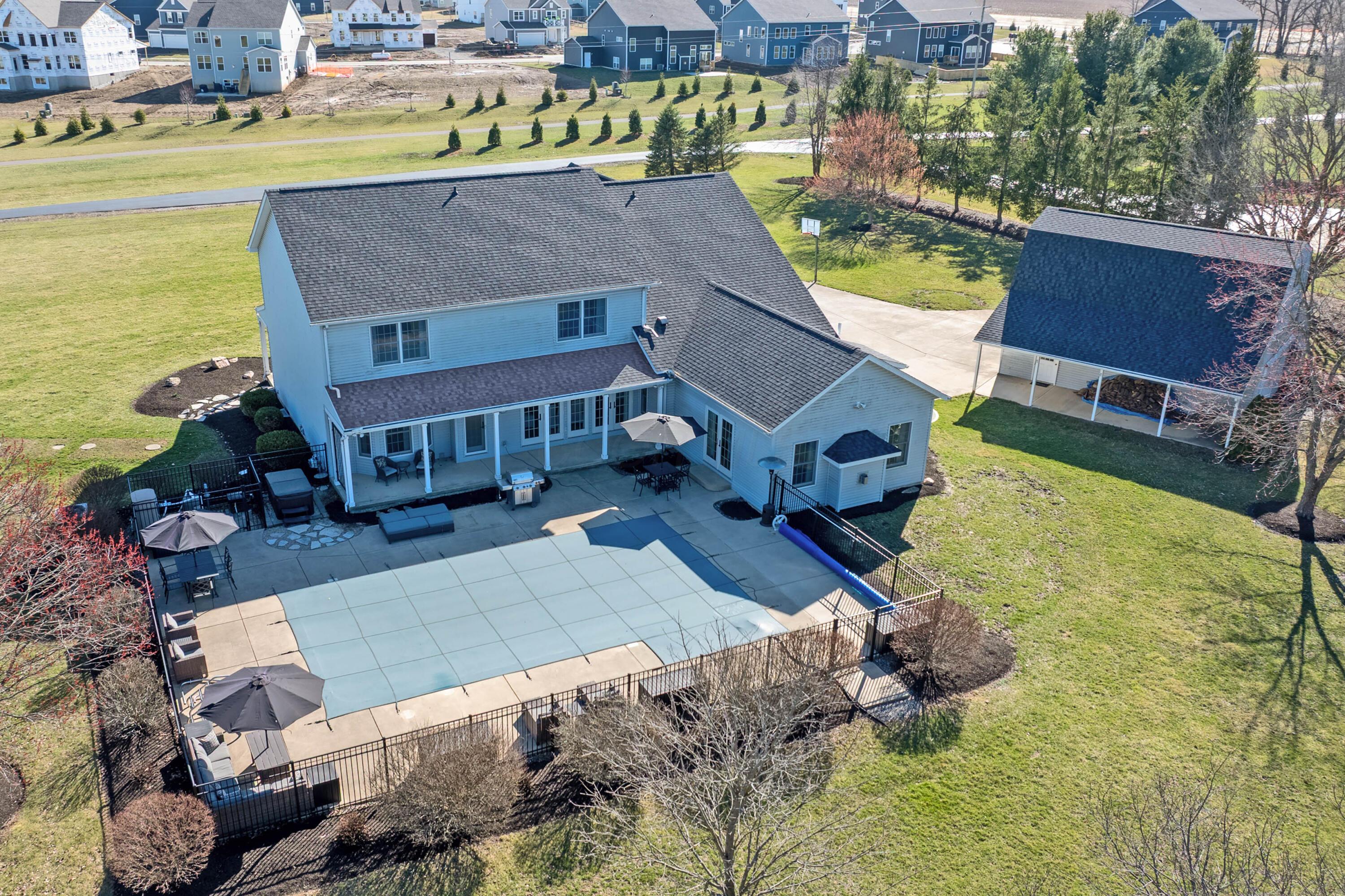 1364 Dale Ford Road Delaware, OH 43015 - Photo 105 of 112 105. Rear Aerial View