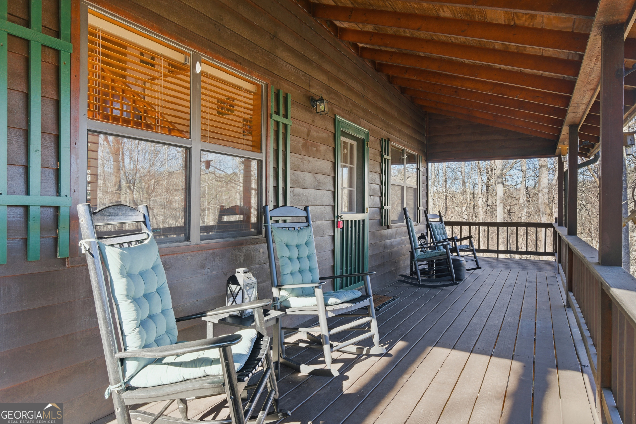 1637 Townsend Mill Road Young Harris, GA 30582 - Photo 3 of 57 a view of a living room with furniture and wooden floor