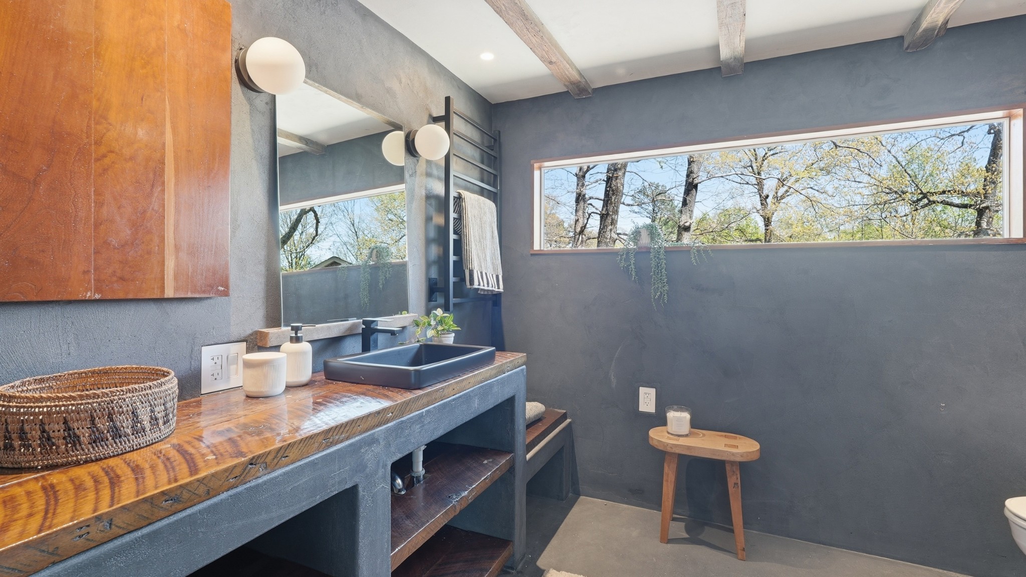 7915 Ridgewood Road Goodlettsville, TN 37072 - Photo 27 of 49 a bathroom with a granite countertop sink a toilet and a mirror