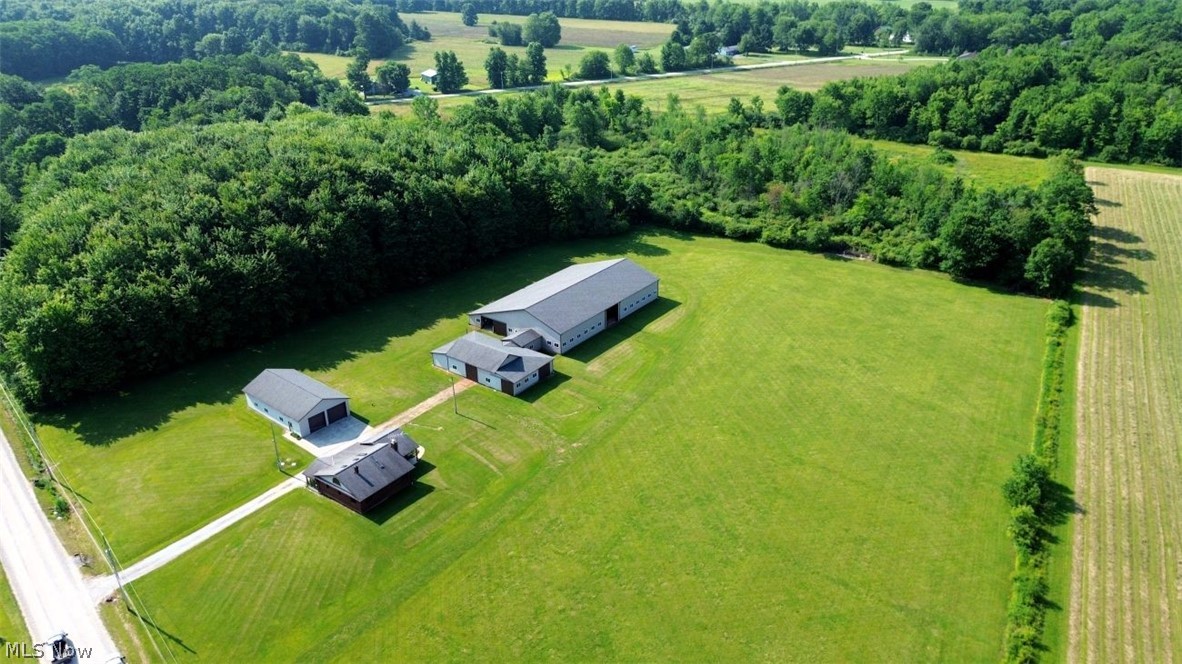 15227 Leroy Road Thompson, OH 44086 - Photo 1 of 50 Aerial view of nearly the entire 6.30 acres.