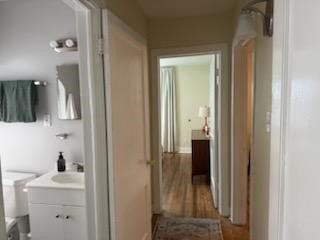 932 Walling Street Houston, TX 77009 - Photo 3 of 23 a bathroom with a sink and mirror