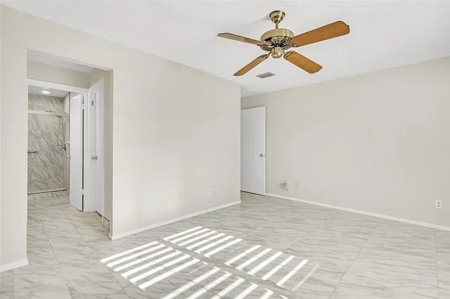 a view of an empty room