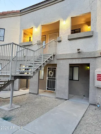 a view of front door of house