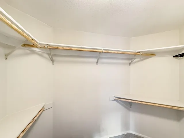 a close up view of racks on the wall