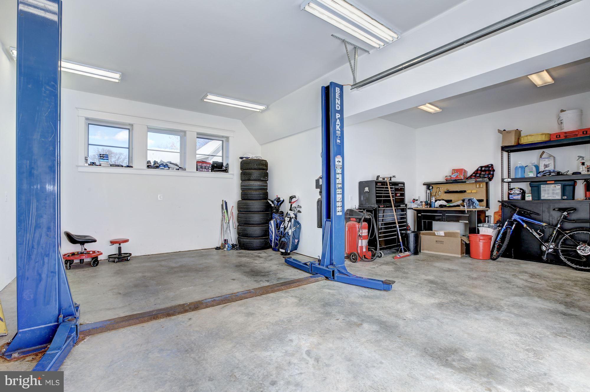 4957 Rock Spring Road Arlington, VA 22207 - Photo 27 of 31 Garage w/ Lift & Workshop