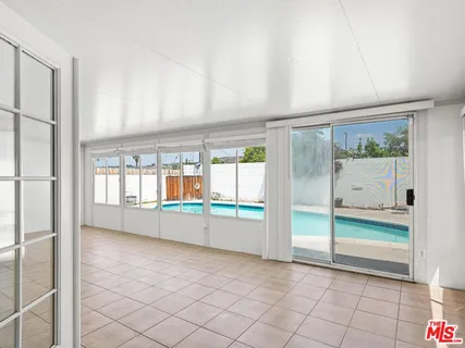 an empty room with window