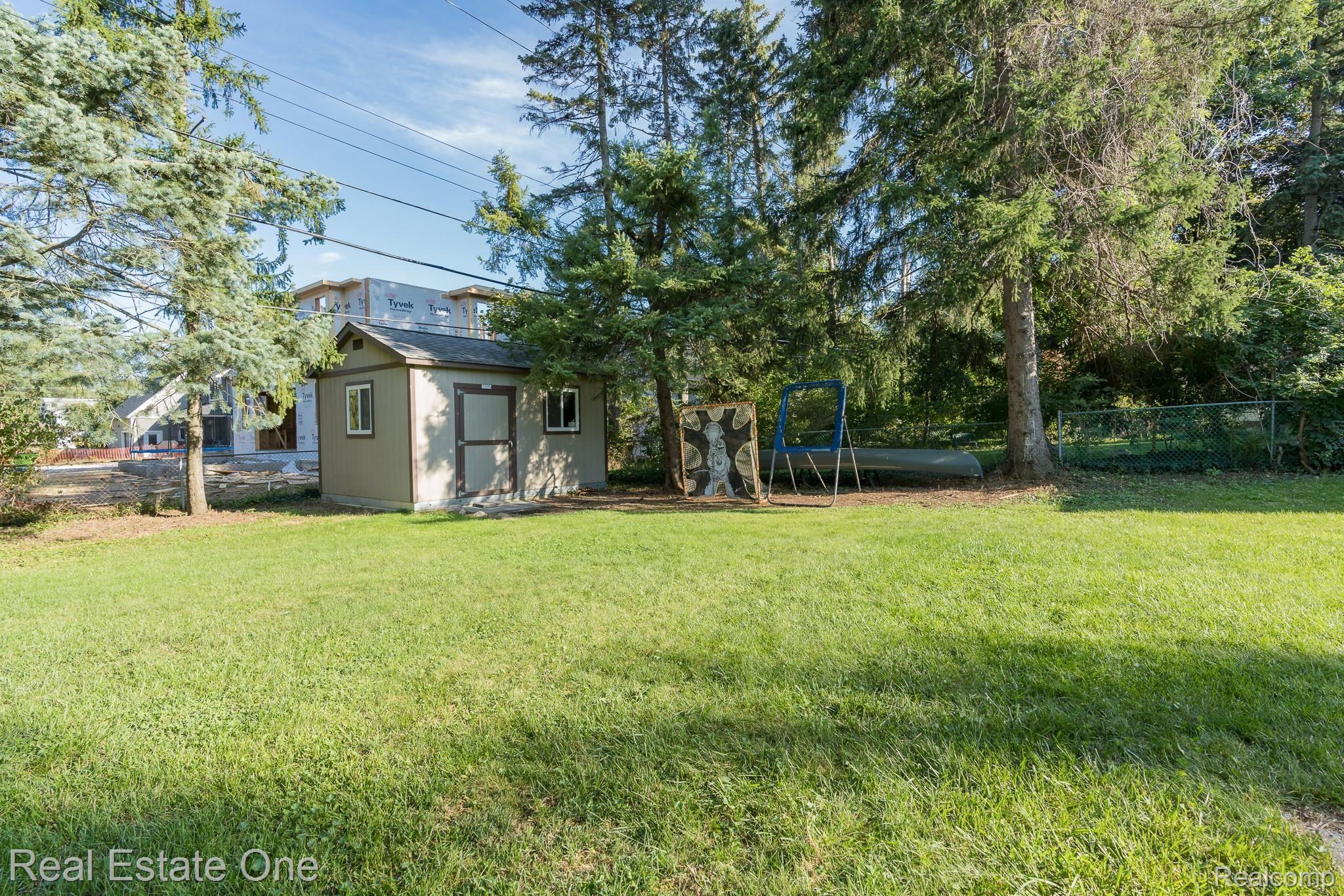 356 Charles Road Rochester, MI 48307 - Photo 29 of 31 Backyard View/ Shed