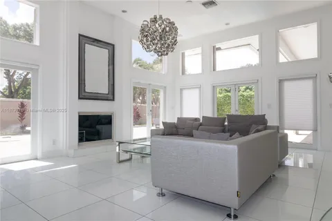 a spacious bathroom with a bathtub and window