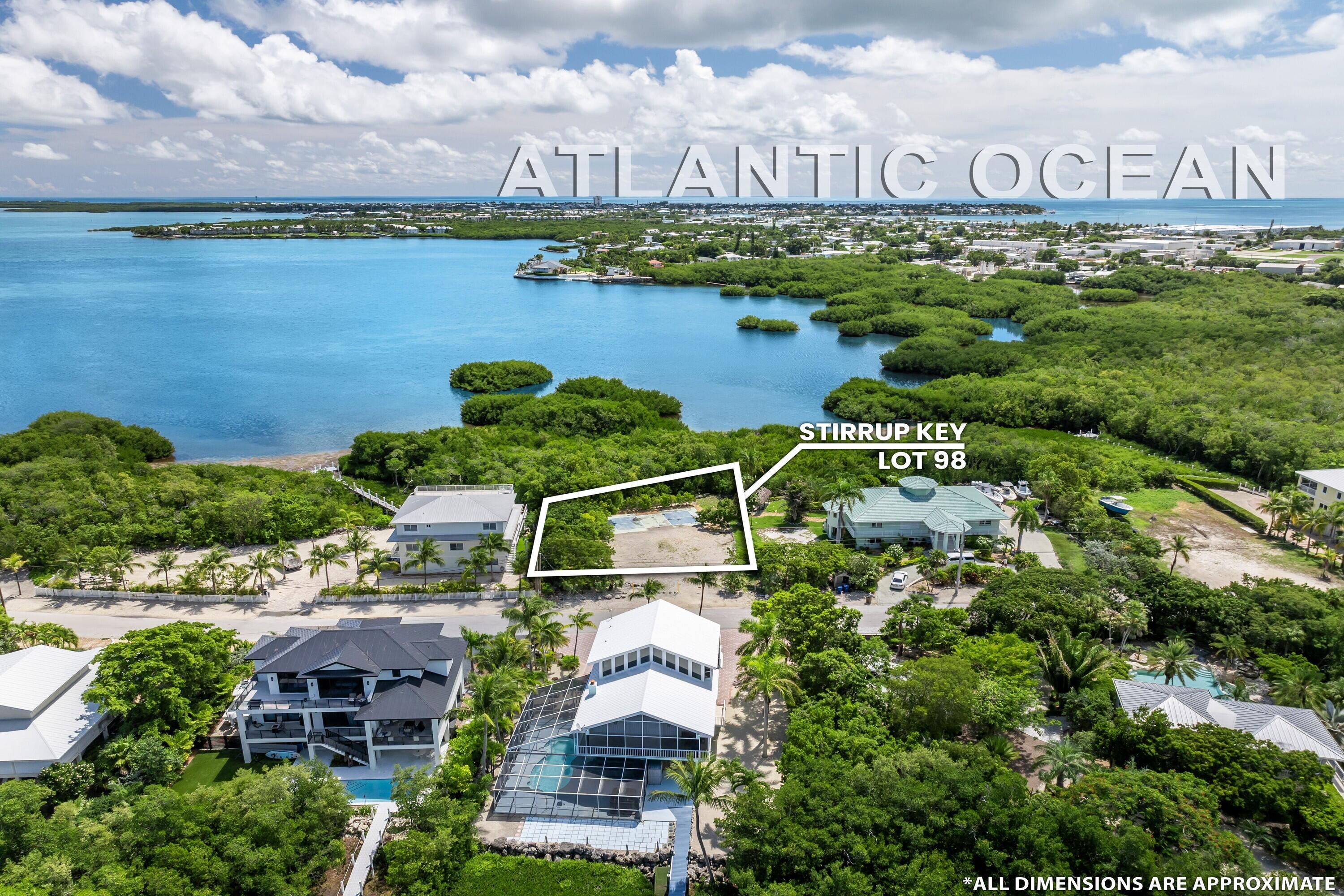 a view of a city with an ocean view