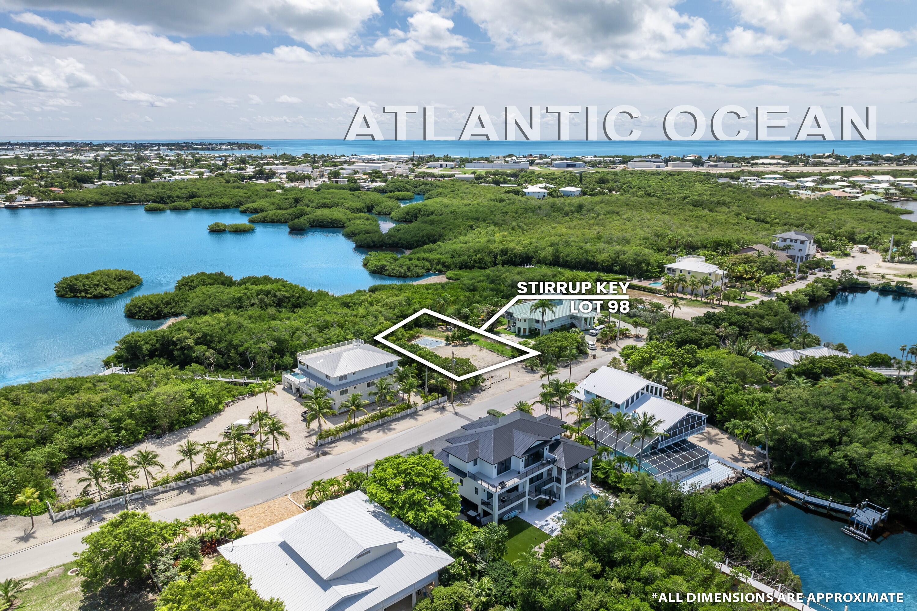 98 Stirrup Key Boulevard Marathon, FL 33050 - Photo 11 of 15 an aerial view of a houses with outdoor space