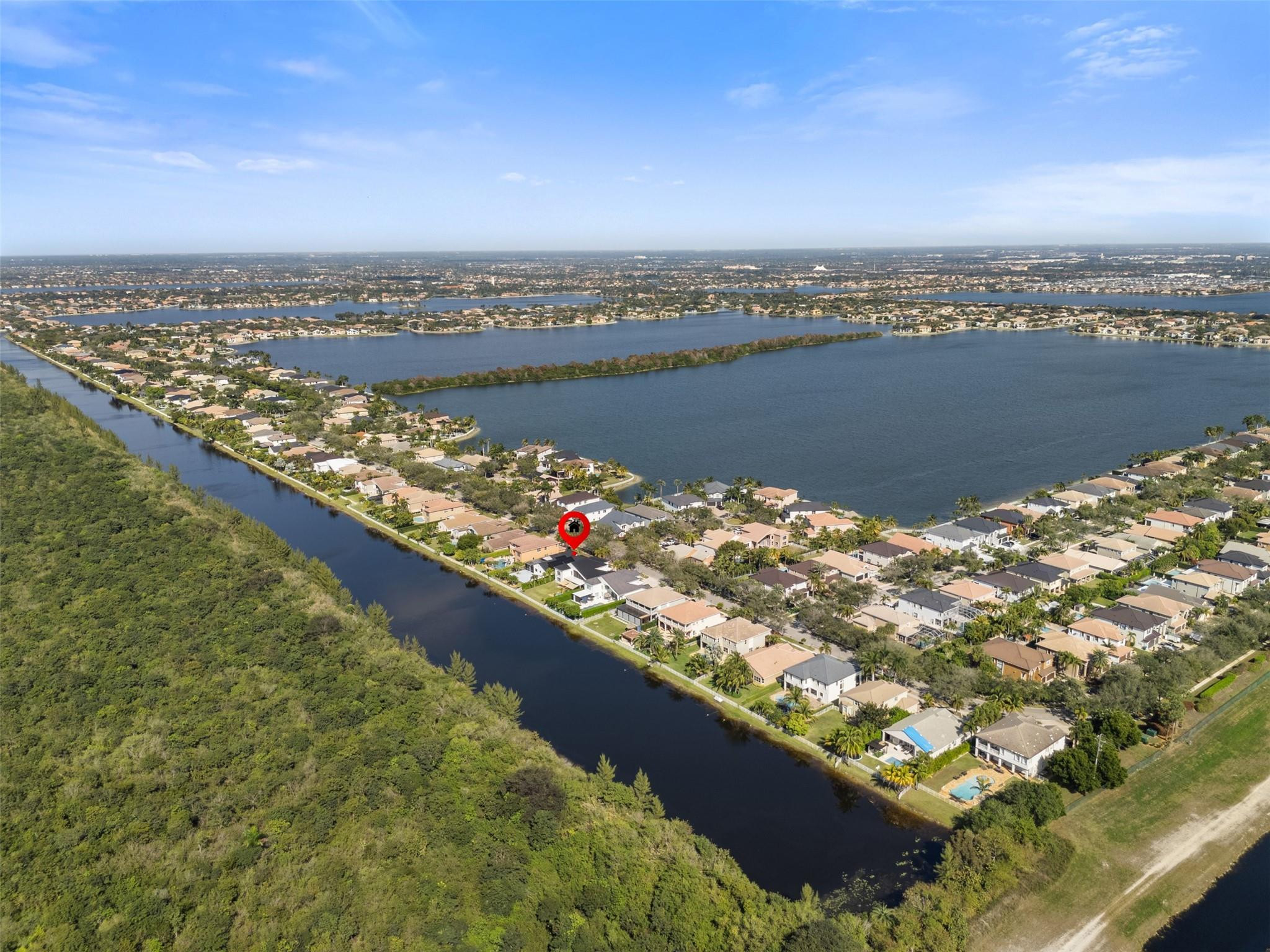 5318 Southwest 195th Terrace Miramar, FL 33029 - Photo 58 of 67 a view of a city and ocean view