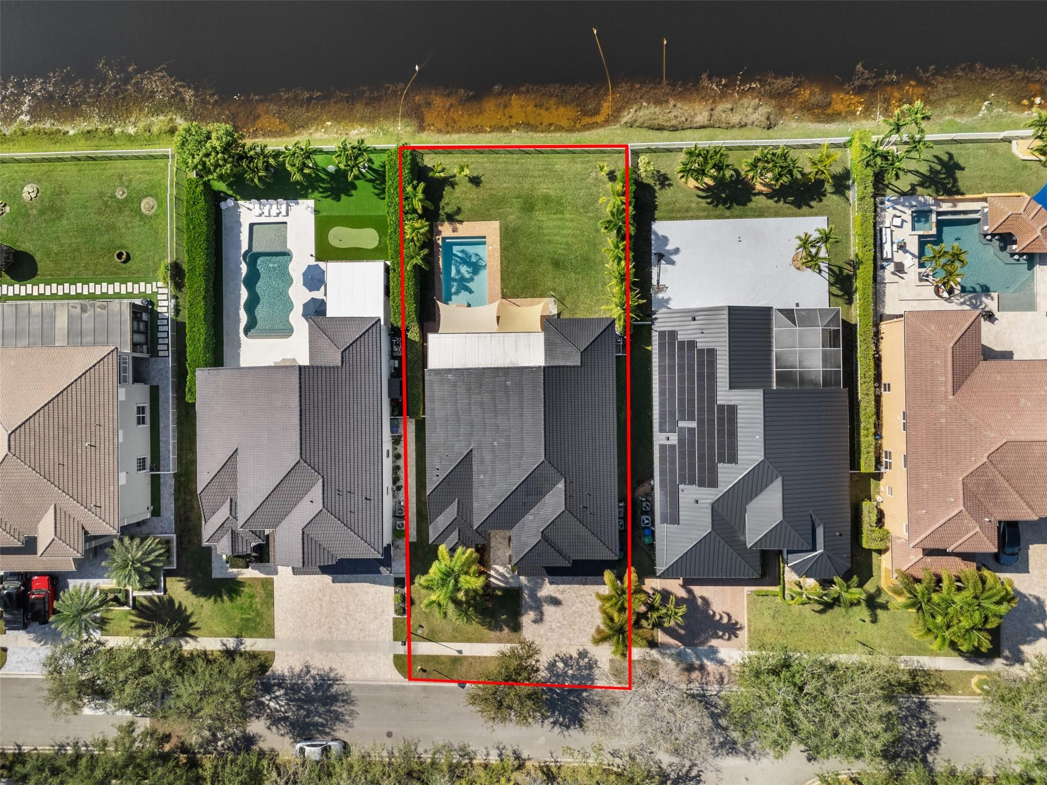 5318 Southwest 195th Terrace Miramar, FL 33029 - Photo 62 of 67 an aerial view of a house with a yard