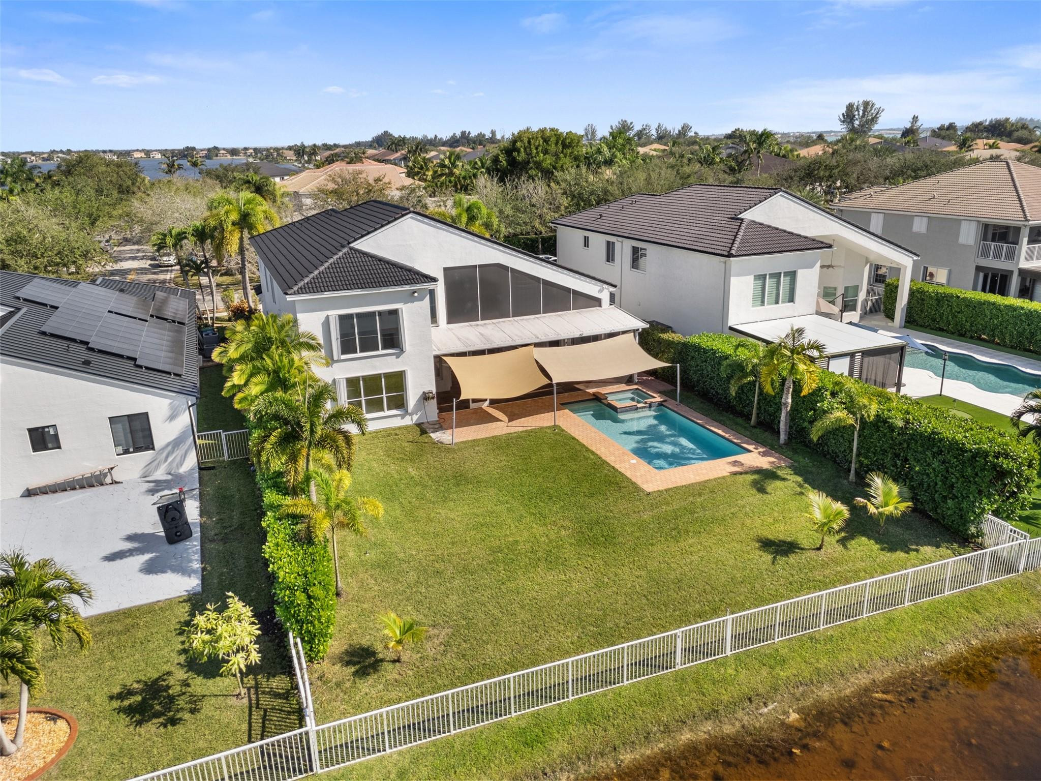 5318 Southwest 195th Terrace Miramar, FL 33029 - Photo 64 of 67 an aerial view of a house
