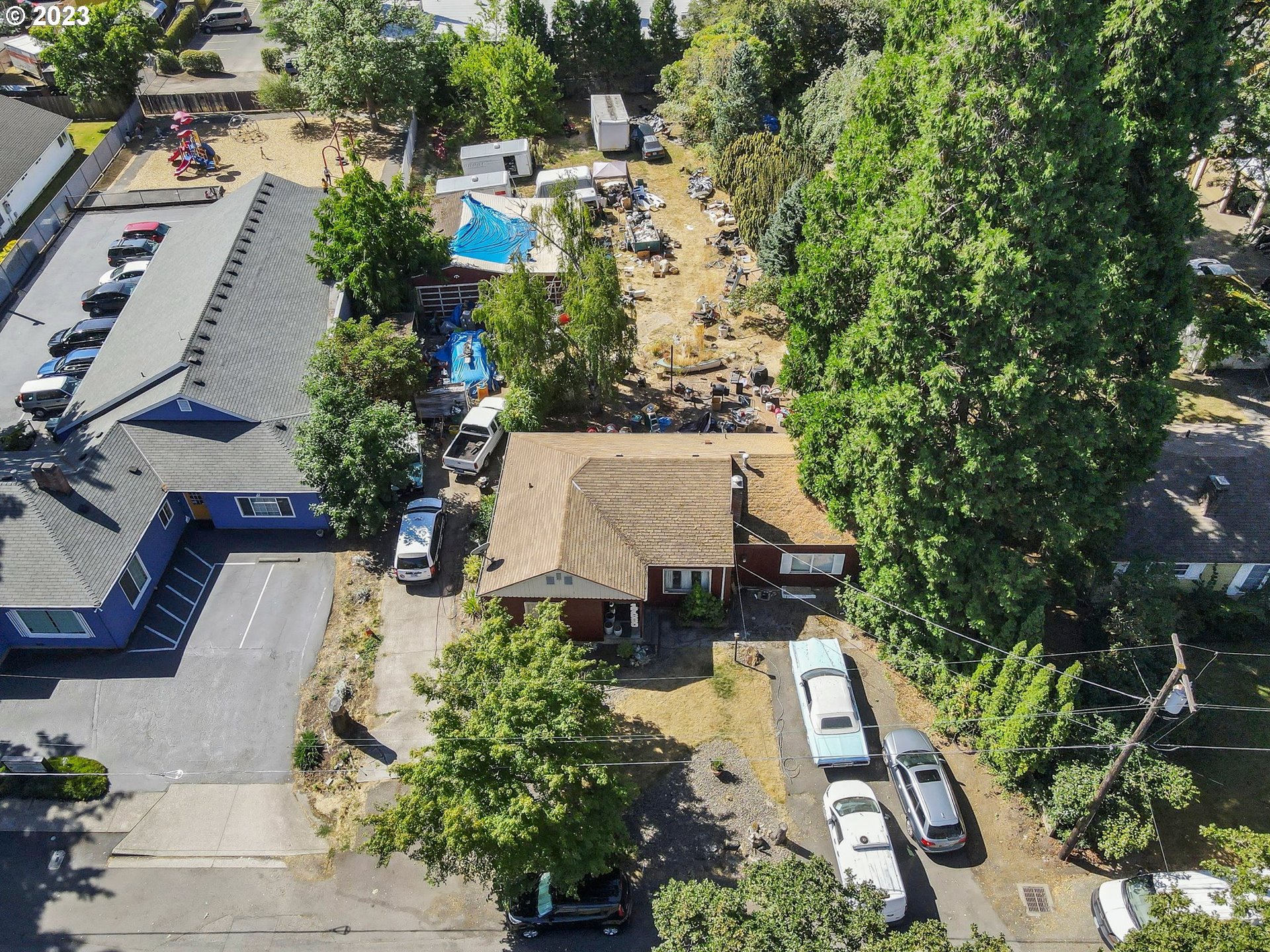 17680 Southwest Alexander Street Beaverton, OR 97003 - Photo 34 of 38 an aerial view of a house with a garden