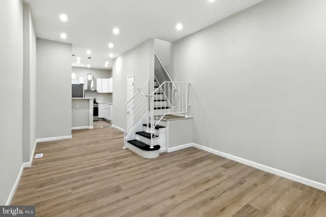 a view of kitchen and utility room