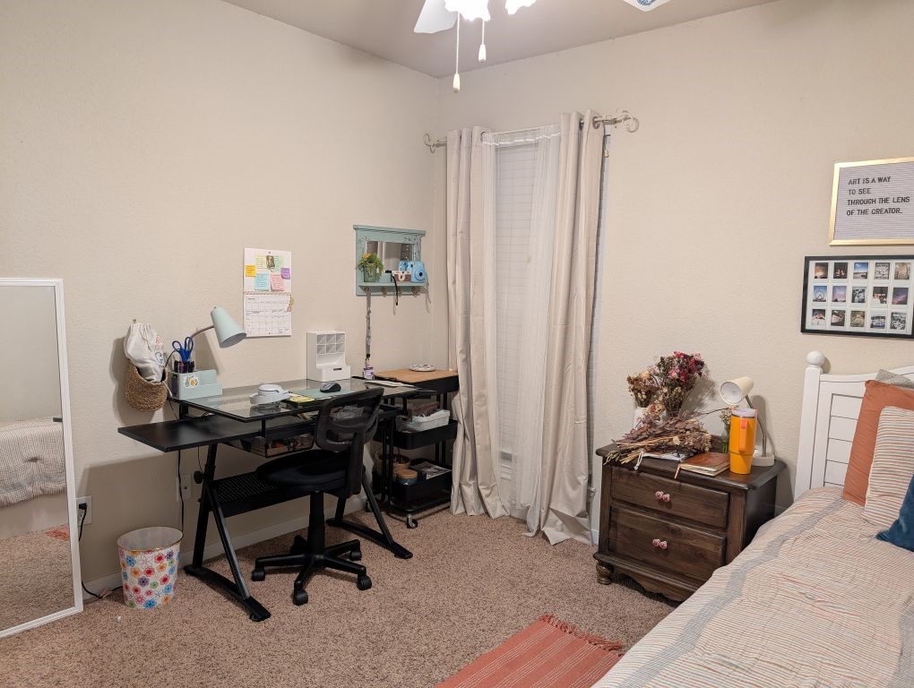 1231 Radisson Drive Hewitt, TX 76643 - Photo 41 of 51 a view of a workspace with furniture and a chandelier