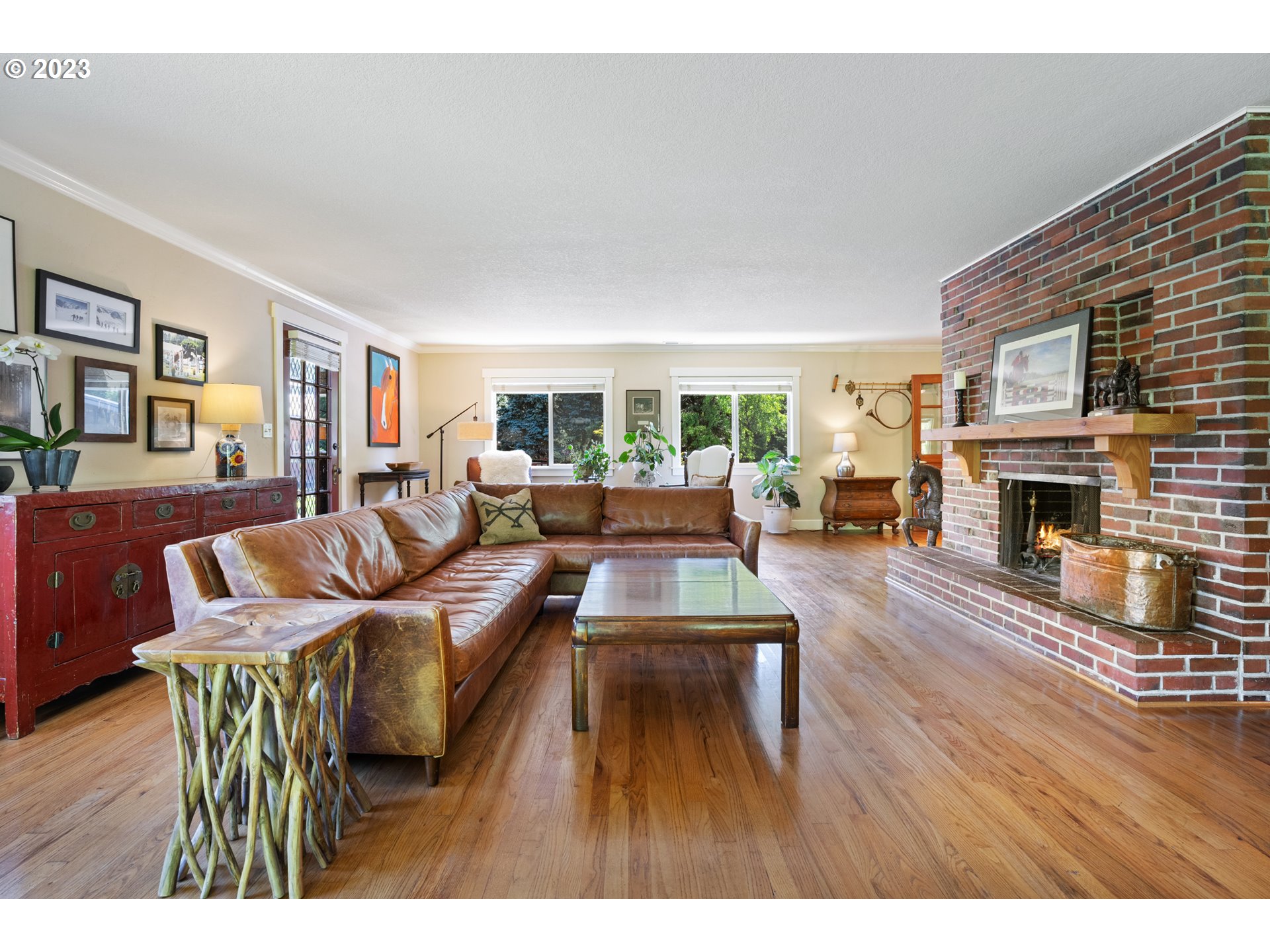 25604 Northeast Manley Road Battle Ground, WA 98604 - Photo 18 of 48 a living room with furniture and a fireplace