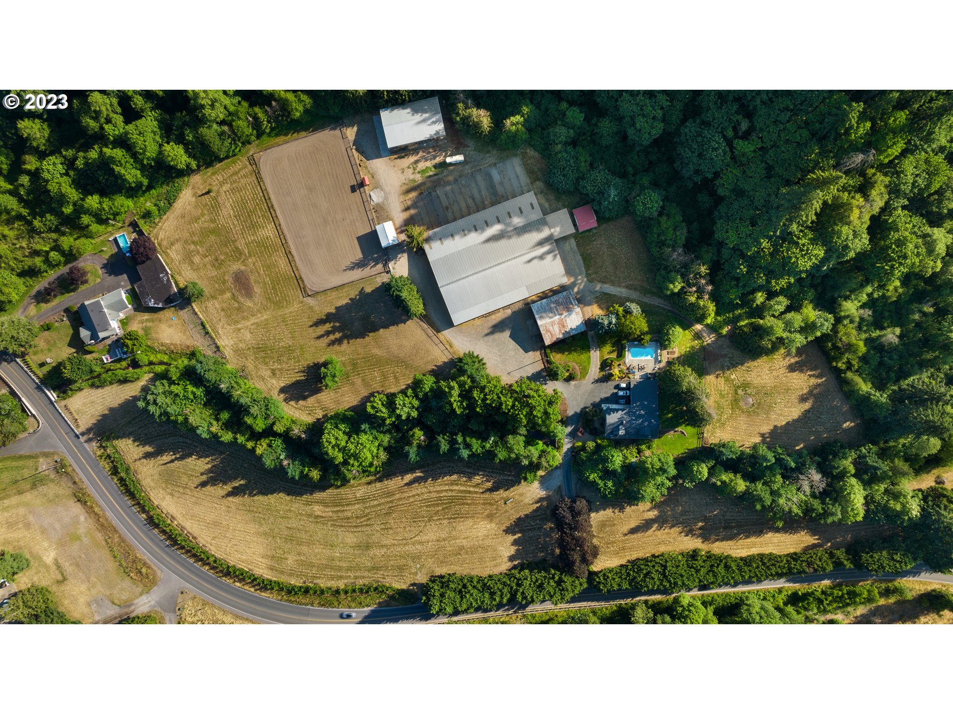 25604 Northeast Manley Road Battle Ground, WA 98604 - Photo 46 of 48 an aerial view of a house