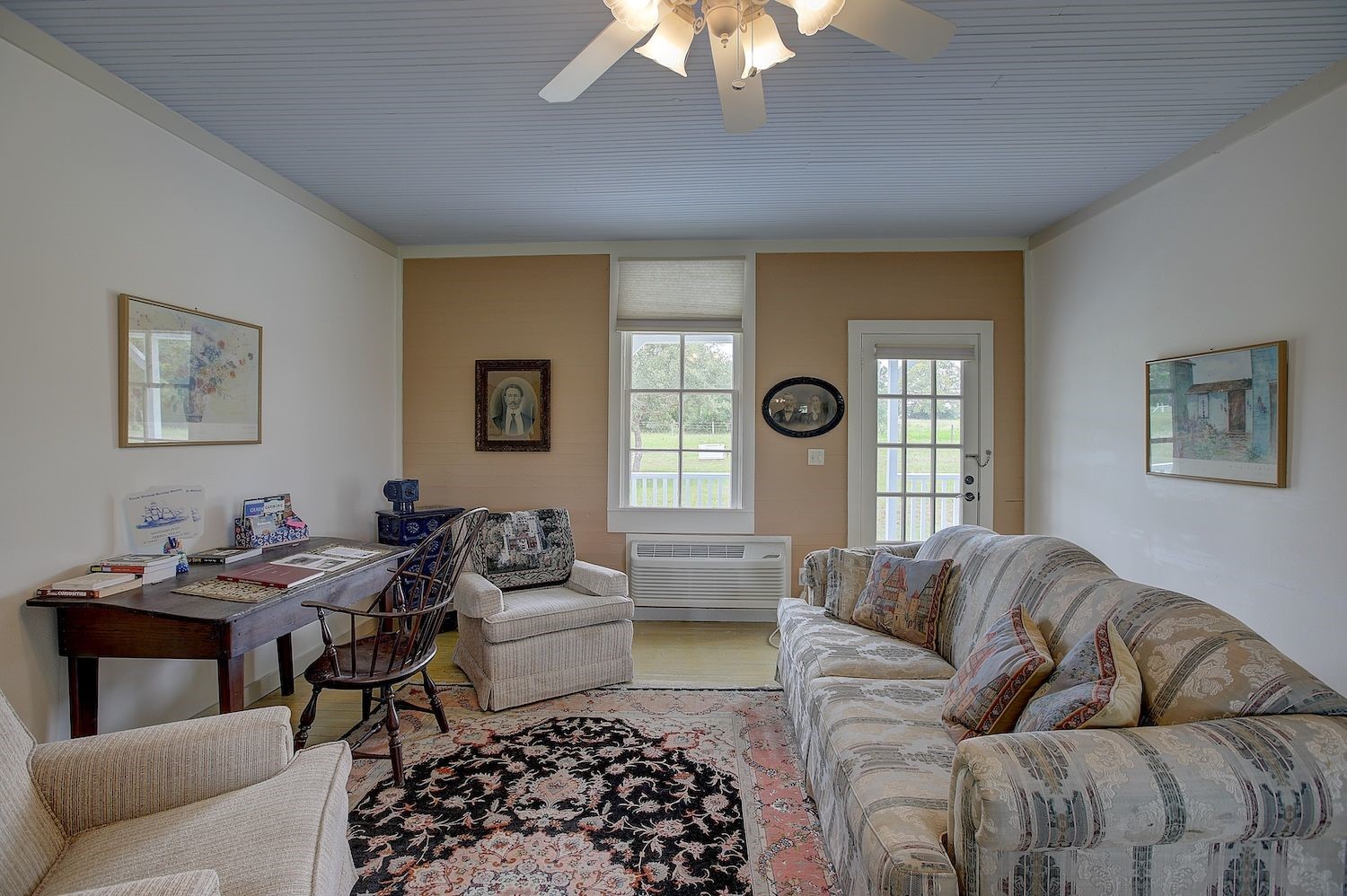 1928 Koether Road Carmine, TX 78932 - Photo 28 of 49 Living room interior of the guest home with 4 exterior doorways,
leading to various avenues to the surround porch area