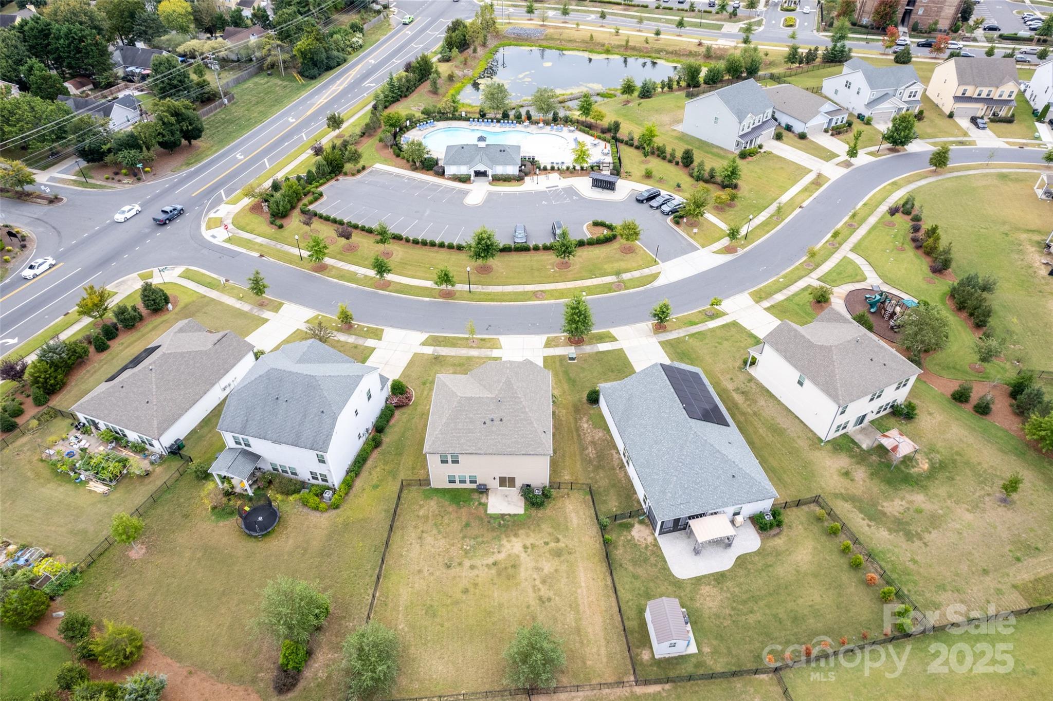 4314 Collingham Drive Charlotte, NC 28273 - Photo 41 of 46 an aerial view of residential houses with outdoor space