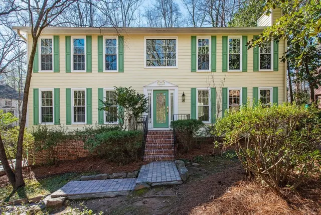 front view of house with a yard