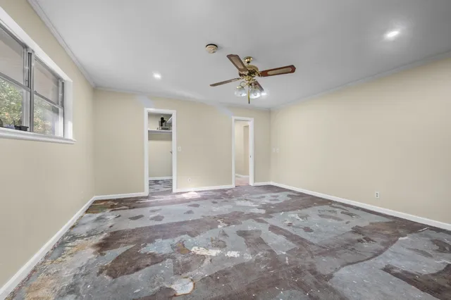 a view of an empty room