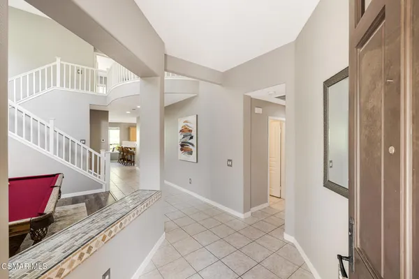 a view of a hallway with interior of the house