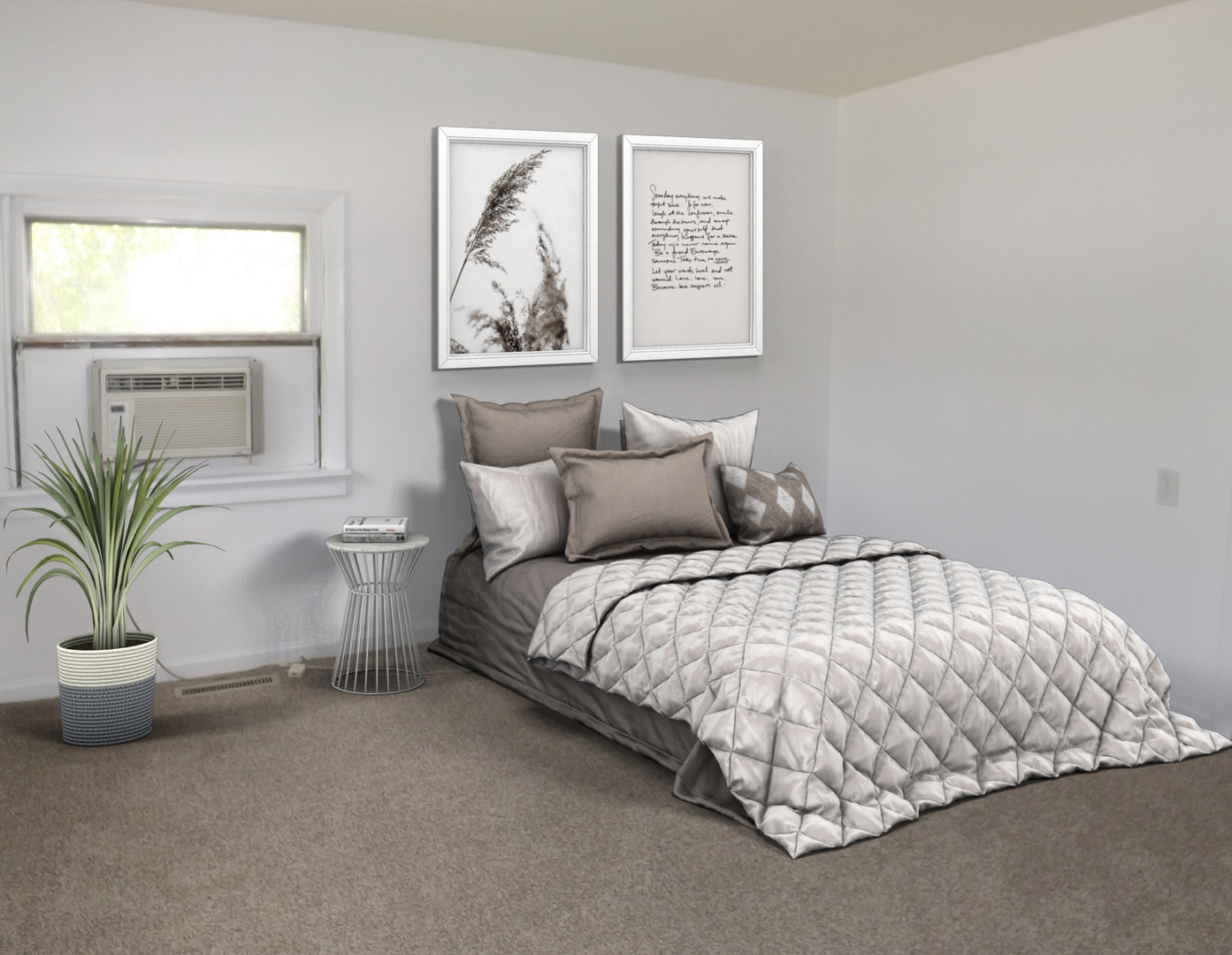 15 Hickory Road Cary, IL 60013 - Photo 5 of 19 a bedroom with a bed and a painting on the wall