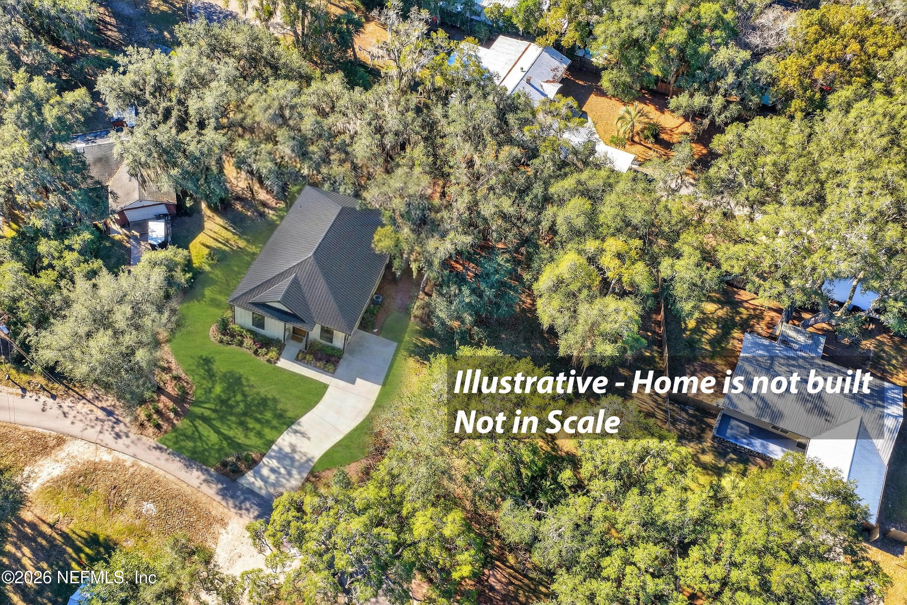 0 Nelsons Point, Unit PARCEL 003 Keystone Heights, FL 32656 - Photo 24 of 29 23-Lot 2 - Aerial Render