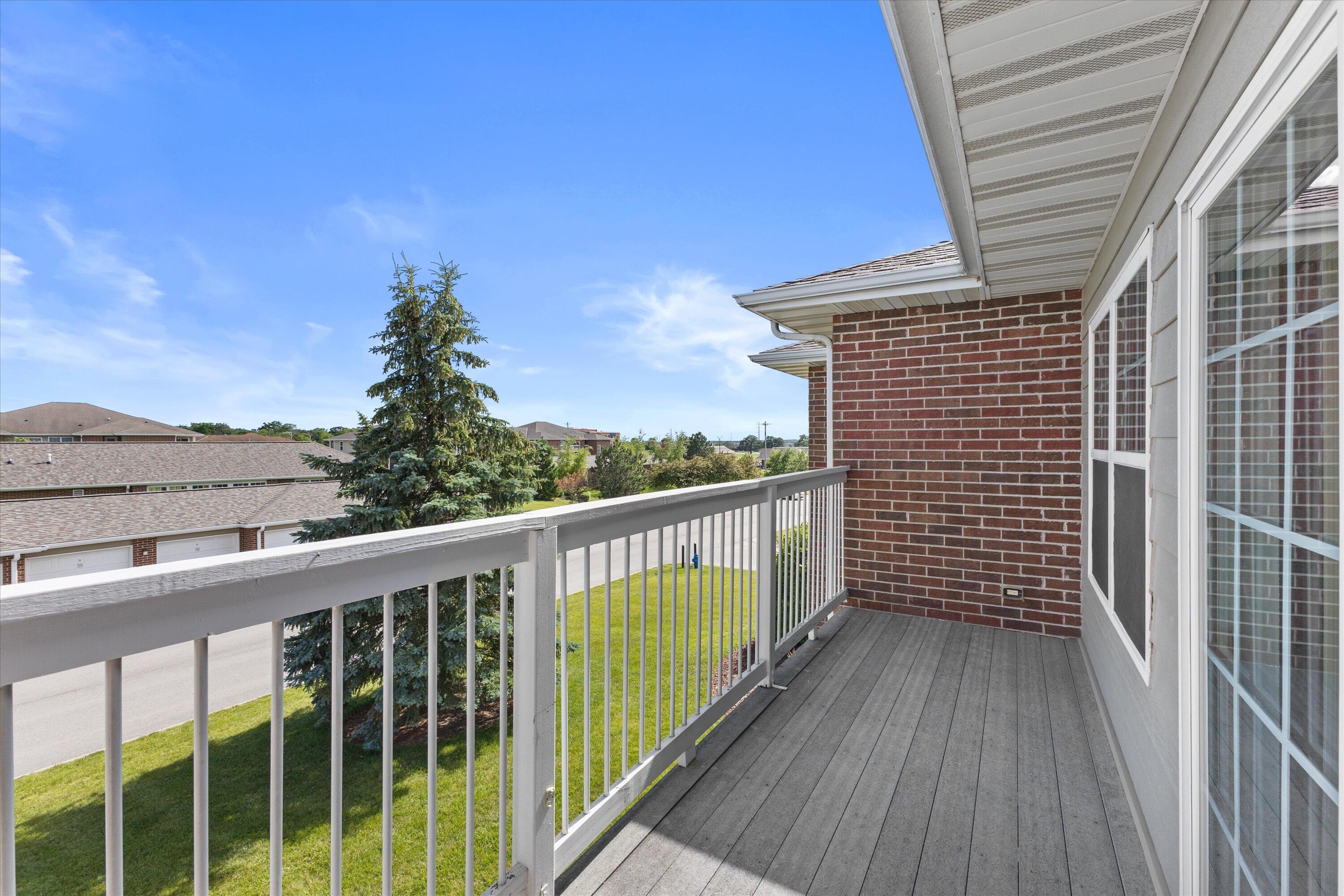 6746 100th Place, Unit E Pleasant Prairie, WI 53158 - Photo 17 of 21 Balcony