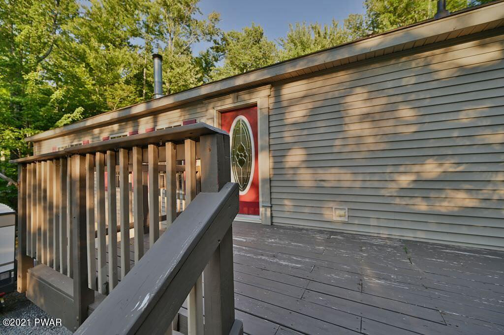 417 Northgate Road Lake Ariel, PA 18436 - Photo 75 of 91 a view of balcony with wooden floor and fence