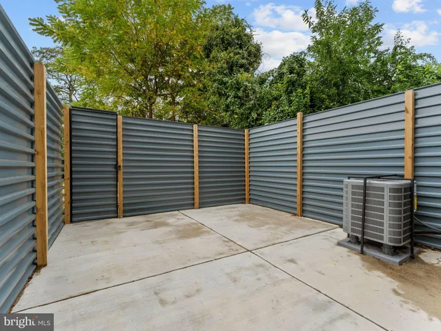 a backyard of a house