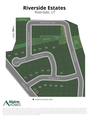 1004 West Paramount Cove South, Unit 315 Ogden, UT 84405 - Photo 36 of 42 Riverside Estates Subdivision Map