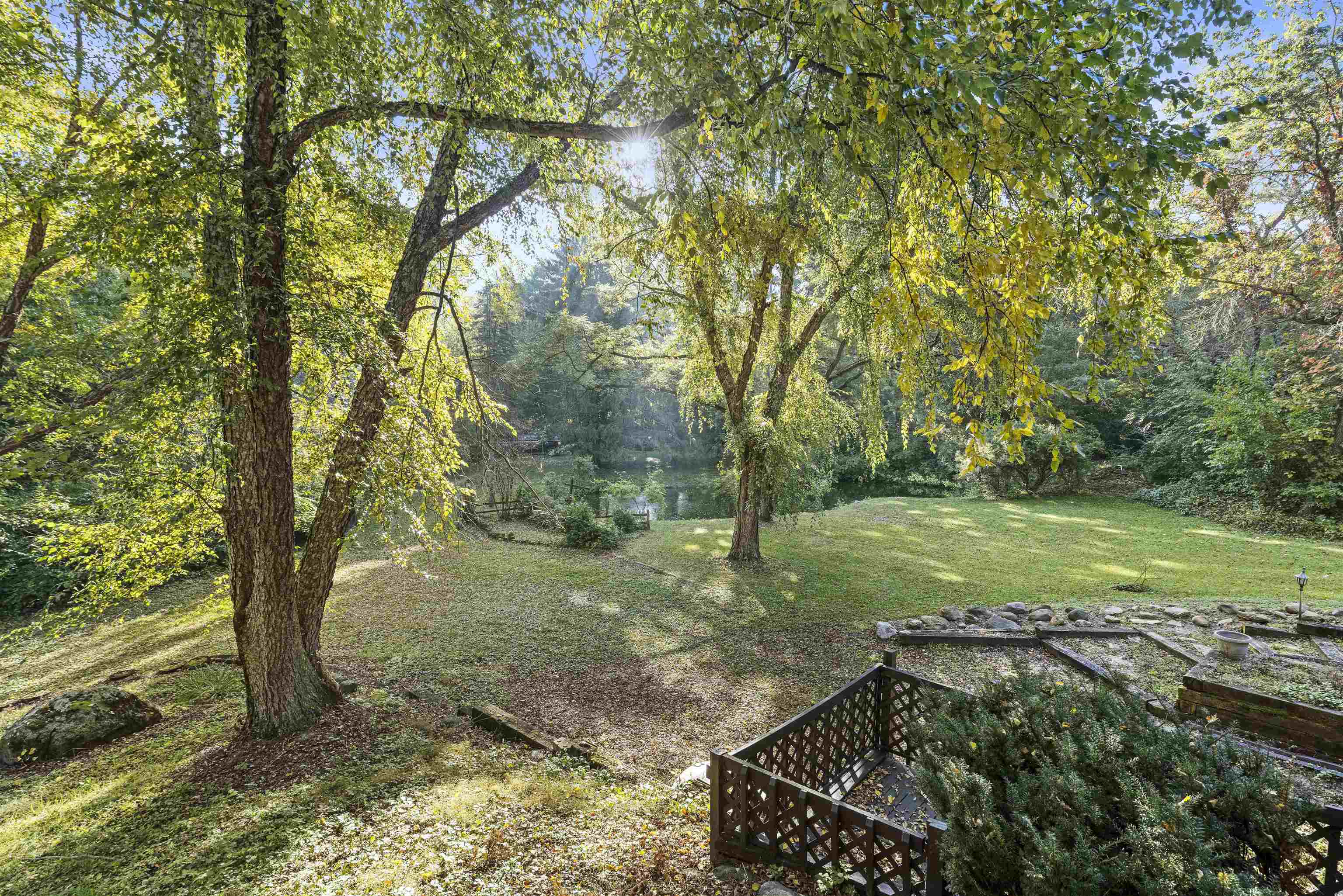 7145 South Rock Nation Road Dixon, IL 61021 - Photo 39 of 72 a view of a garden with a tree