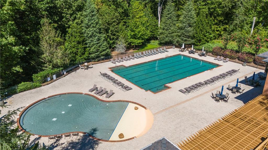 8530 Scenic Ridge Way Ball Ground, GA 30107 - Photo 43 of 45 an aerial view of a house