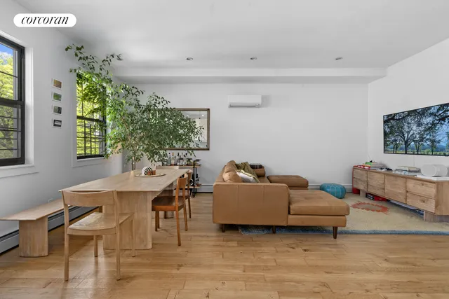 a front view of a building with glass windows