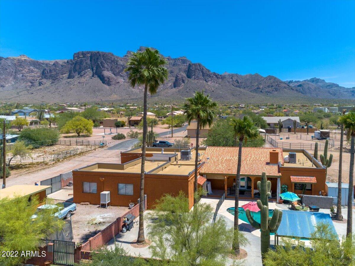 974 North Al Sieber Road Apache Junction, AZ 85119 - Photo 3 of 59 54-Aerial back of home