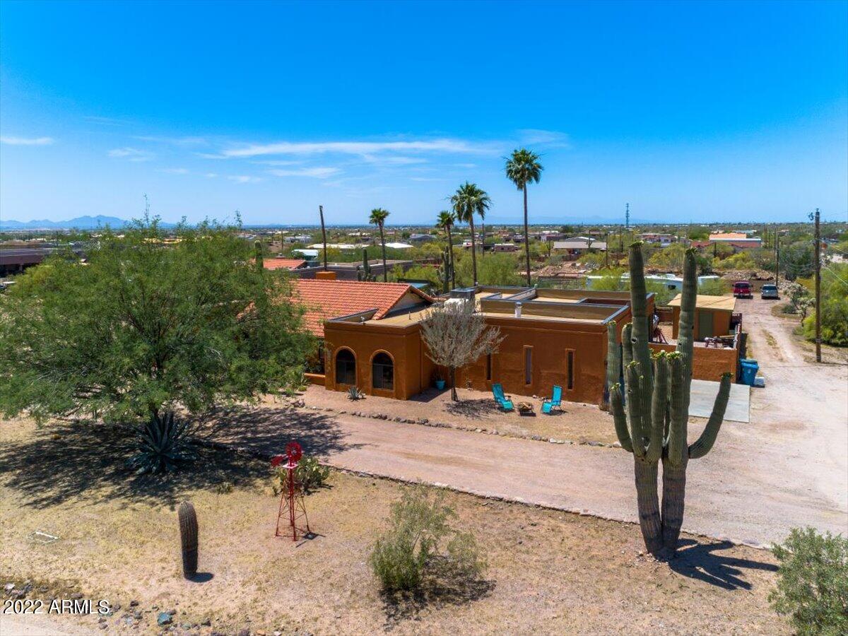 974 North Al Sieber Road Apache Junction, AZ 85119 - Photo 5 of 59 02-Aerial front of home