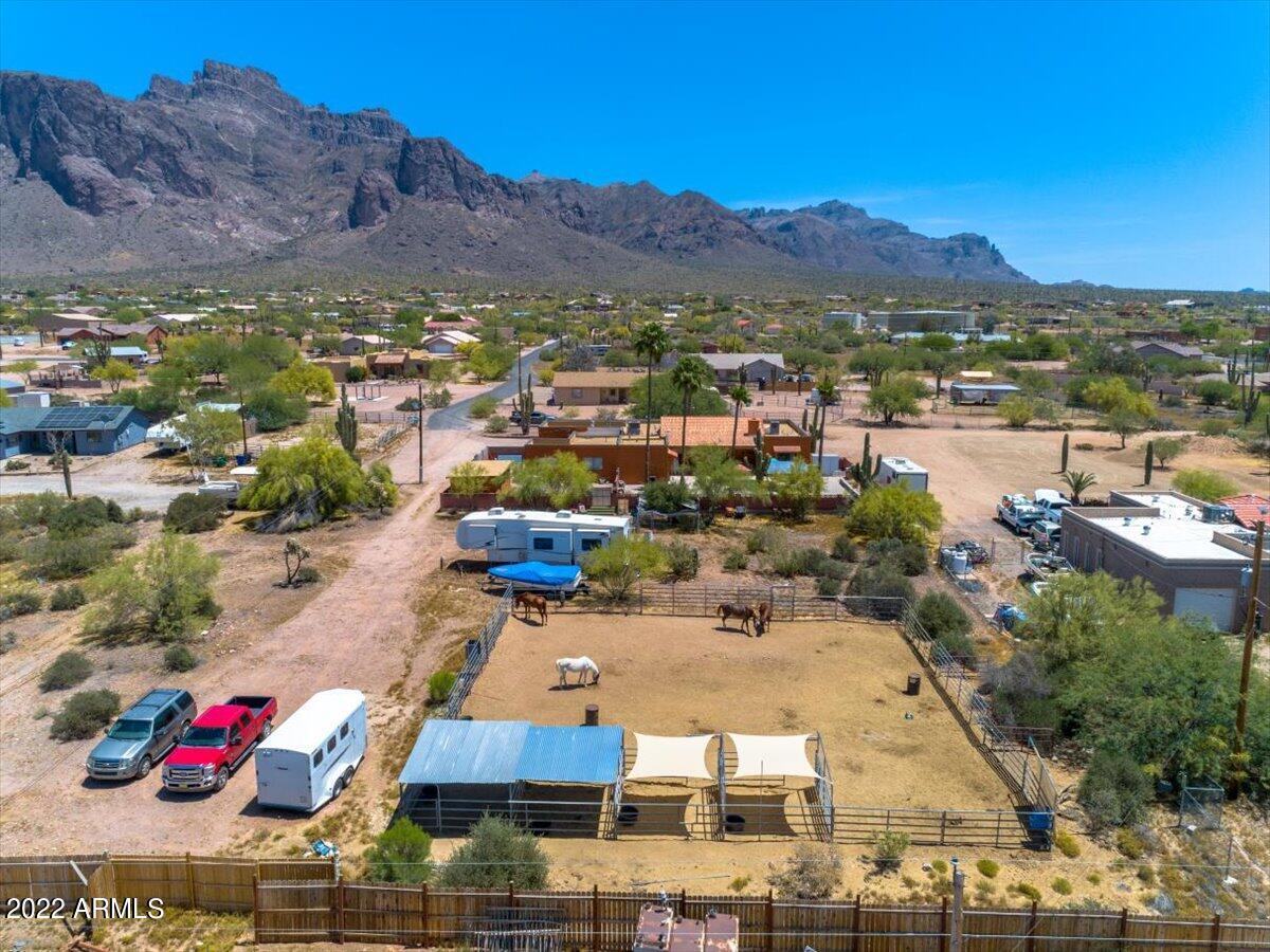 974 North Al Sieber Road Apache Junction, AZ 85119 - Photo 55 of 59 55-Aerial back of home
