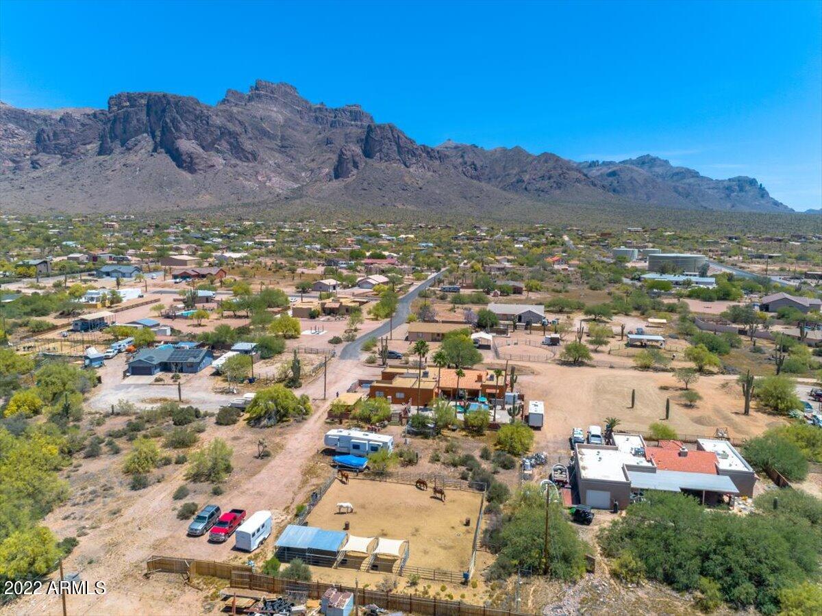 974 North Al Sieber Road Apache Junction, AZ 85119 - Photo 56 of 59 57-Aerial back of home