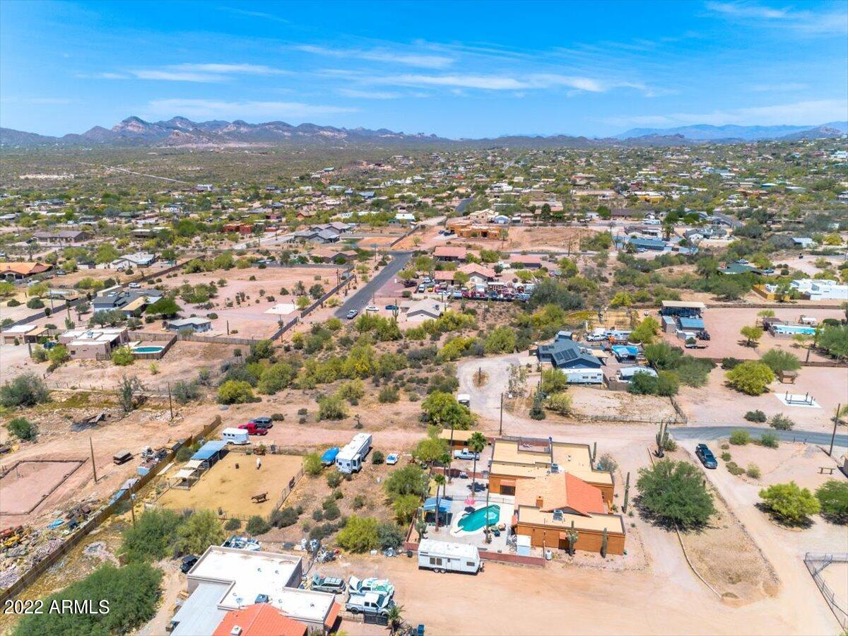 974 North Al Sieber Road Apache Junction, AZ 85119 - Photo 58 of 59 59-Aerial side of home