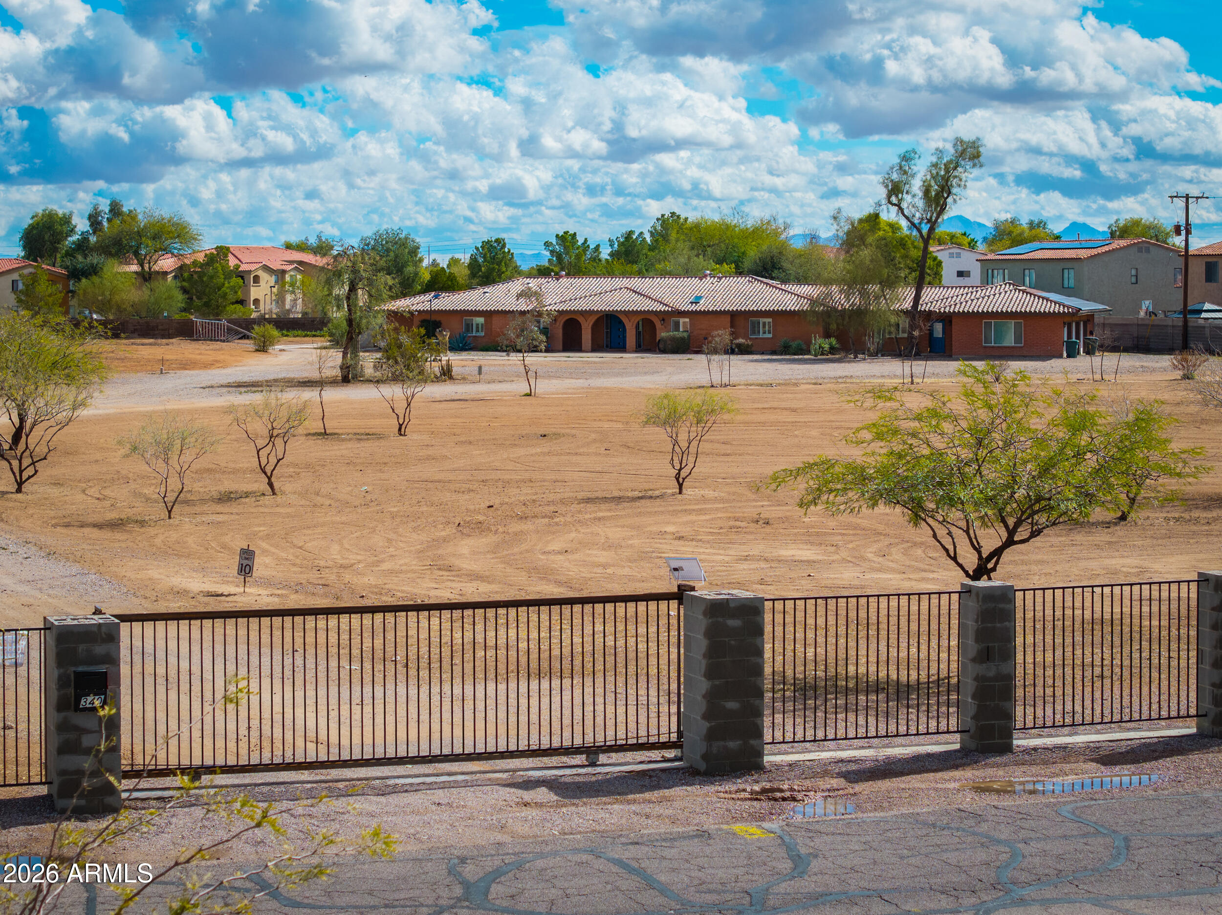 340 North Pottebaum Road Casa Grande, AZ 85122 - Photo 21 of 53 Entrance Gate