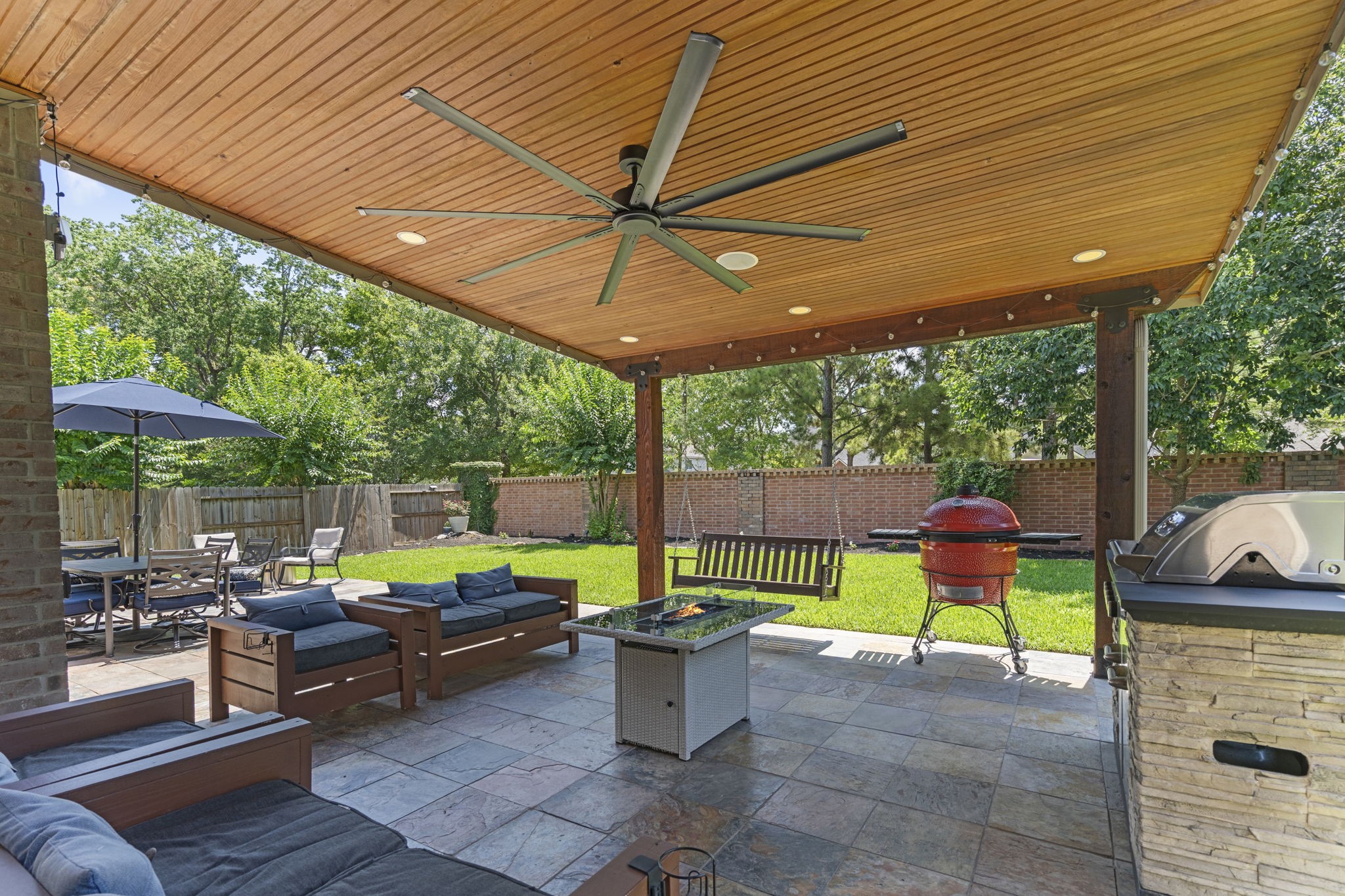 14718 Ramblebrook Humble, TX 77396 - Photo 29 of 38 Private backyard setting with no back neighbors.