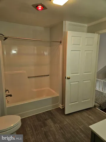 an empty room with an entryway