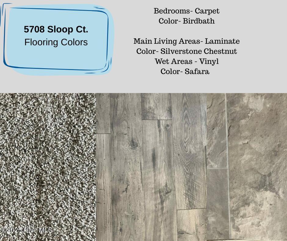 5708 Sloop Court New Bern, NC 28560 - Photo 44 of 90 Flooring colors