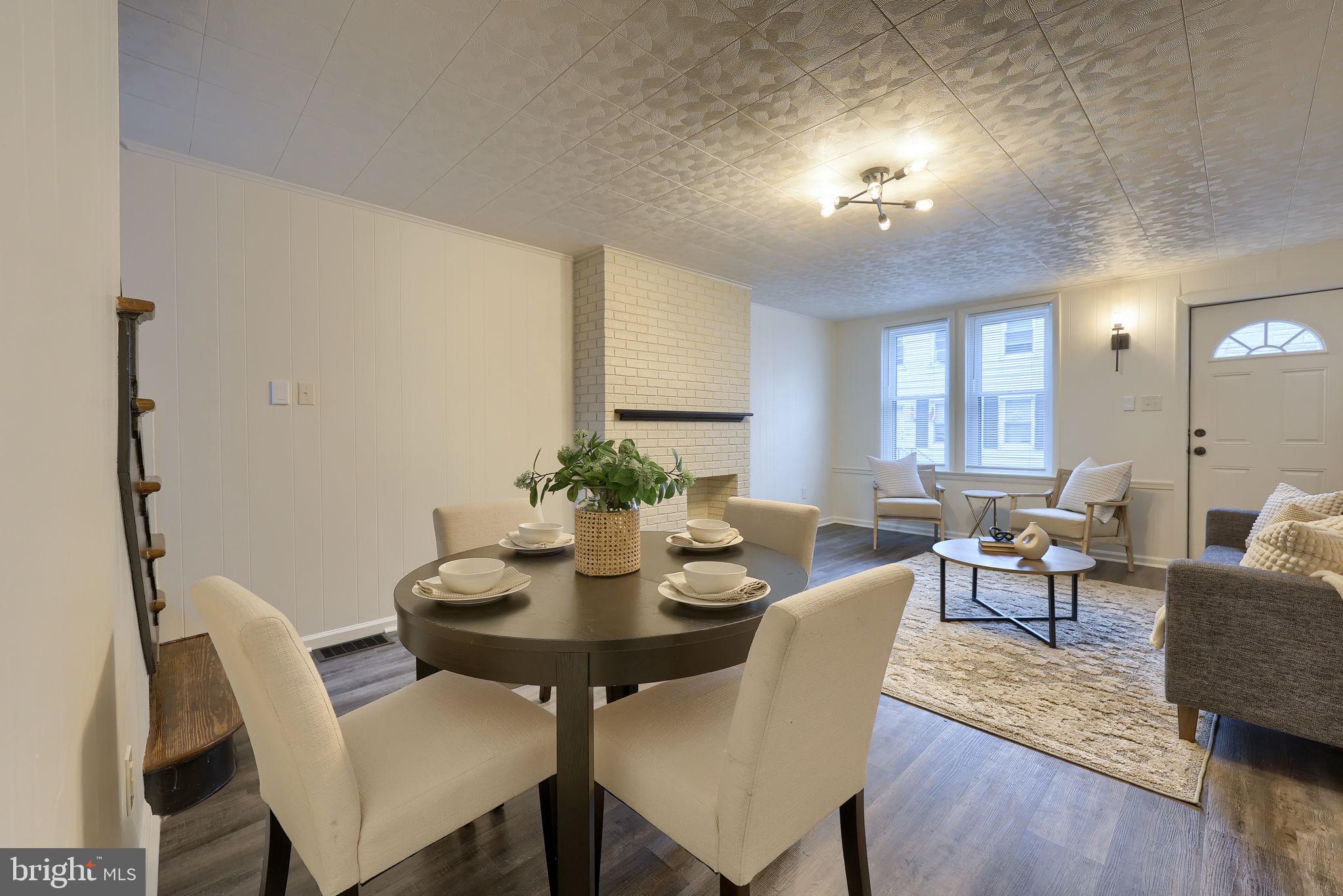 528 High Street Lancaster, PA 17603 - Photo 8 of 32 a view of a dining room with furniture and wooden floor
