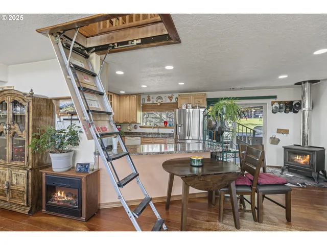 a view of a house with a patio