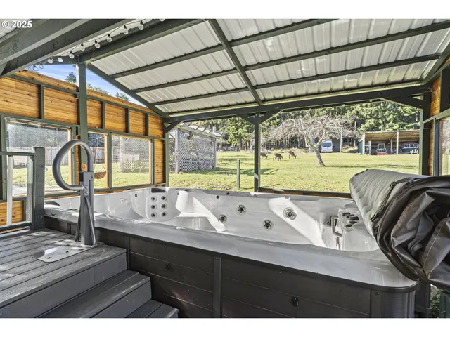 a view of a storage in a room